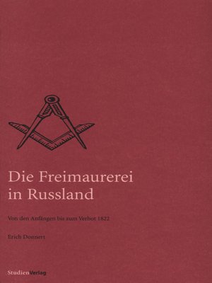 cover image of Die Freimaurerei in Russland